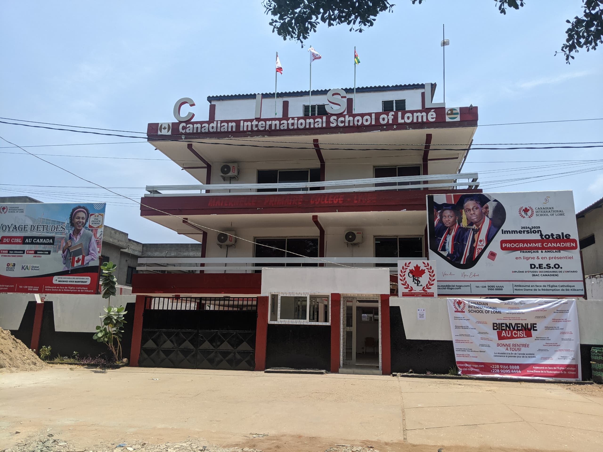 Canadian International School of Lomé (CISL) introduit le baccalauréat canadien dans son programme.