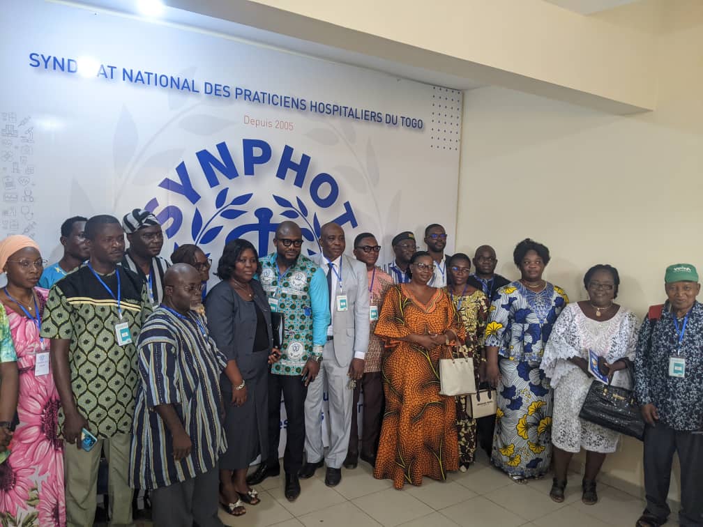 Le 4e congrès statutaire du SYNPHOT s’ouvre à Lomé pour renforcer le secteur de la santé