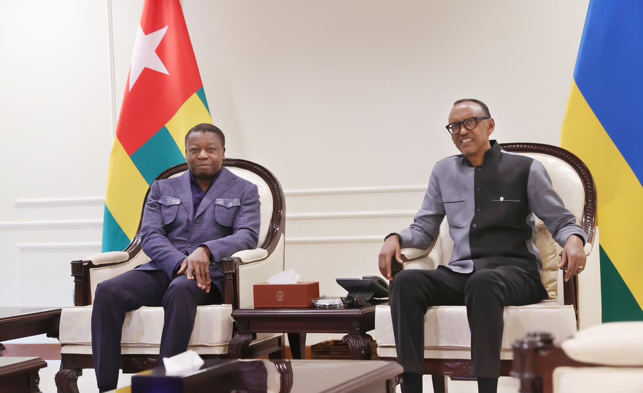 Faure Gnassingbé en visite de travail au Rwanda pour renforcer la coopération bilatérale