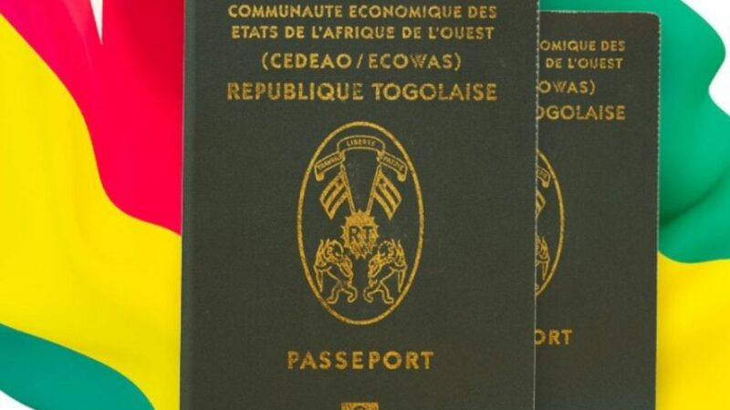 Le passeport togolais progresse dans le classement mondial