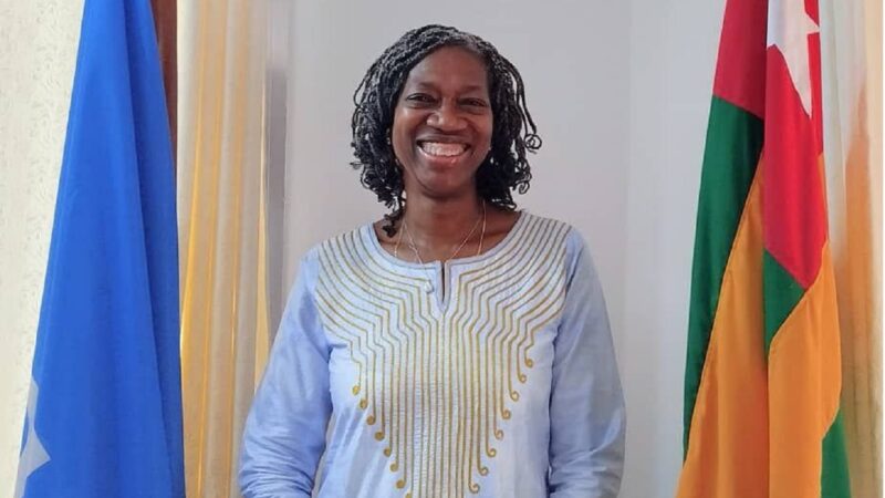Erinna Corinne Dia prend ses fonctions à la tête de l’UNICEF Togo