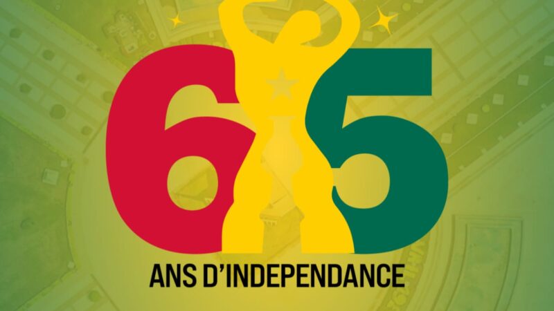 Le logo officiel des 65 ans d’indépendance du Togo disponible en téléchargement