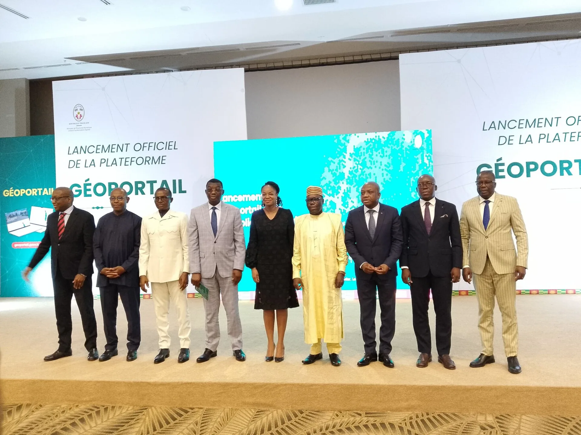 Cina Lawson inaugure le Géoportail national pour appuyer le développement durable