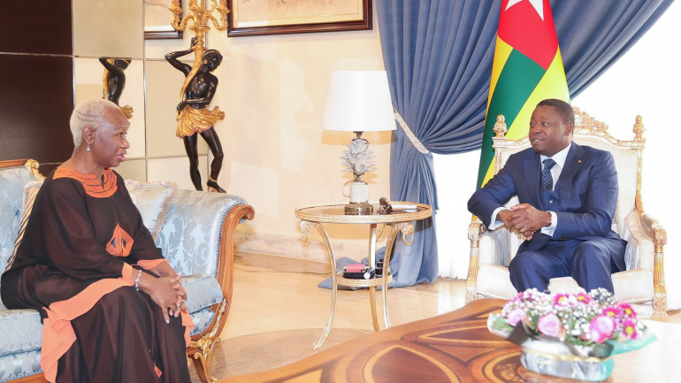 Faure Gnassingbé échange avec la cheffe de la MONUSCO sur la crise dans l’Est de la RDC