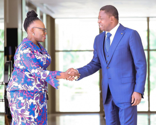 La Haut-Commissaire de Namibie fait ses adieux au Président Faure Gnassingbé