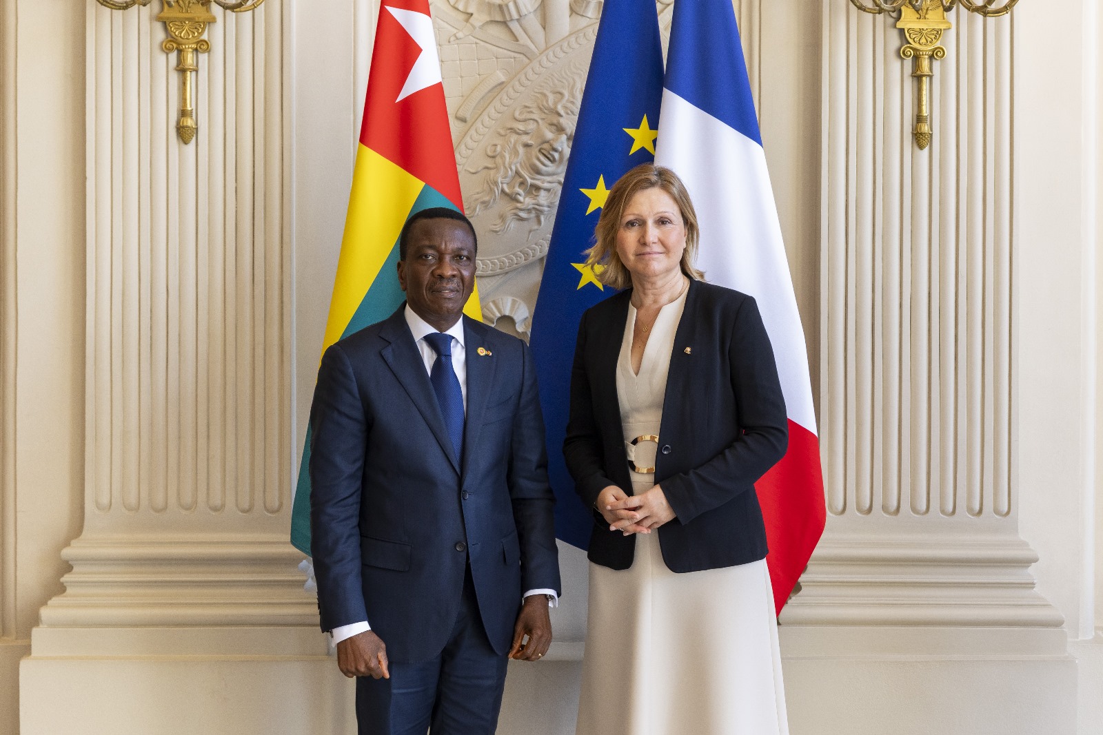 Kodjo Adedze et Yaël Braun-Pivet renforcent les liens interparlementaires à Paris