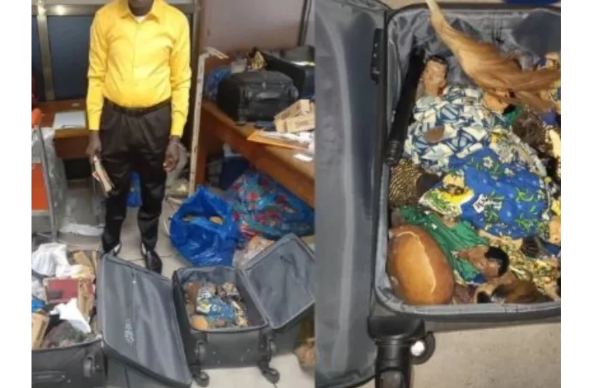 Gabon : Deux Béninois arrêtés à l’aéroport avec des fétiches dans leurs bagages