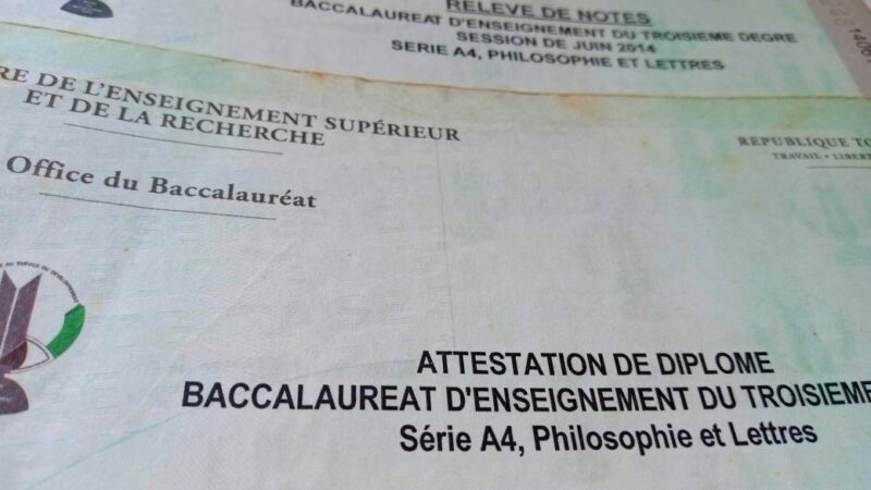 Kara : du 13 au 17 octobre 2025, l’Office du Bac délivre des duplicatas en un temps record